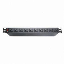 18-Way PDU / USA Plug Socket, 15A, 19-Inch Network Cabinet, taille 2u